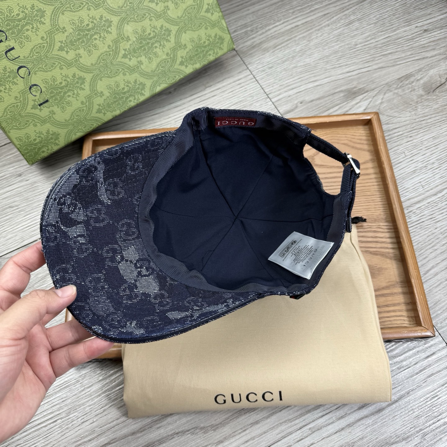 🌹。G家。【提花里布】【1:1开模定制棒球帽】原版内里原版标！带原版编码！专柜最新款！原厂布料！细节堪称