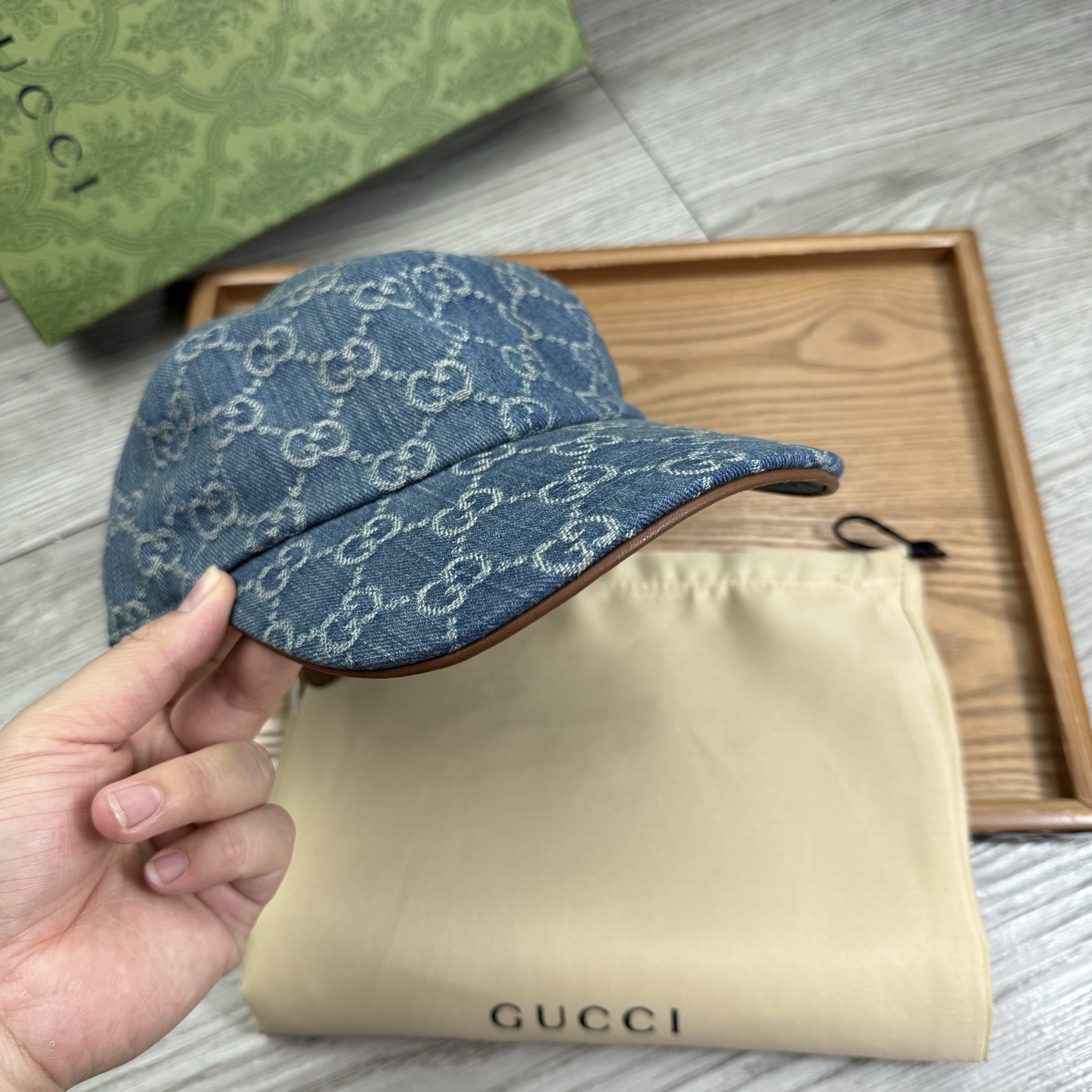 🌹。G家。【提花里布】【1:1开模定制棒球帽】原版内里原版标！带原版编码！专柜最新款！原厂布料！细节堪称