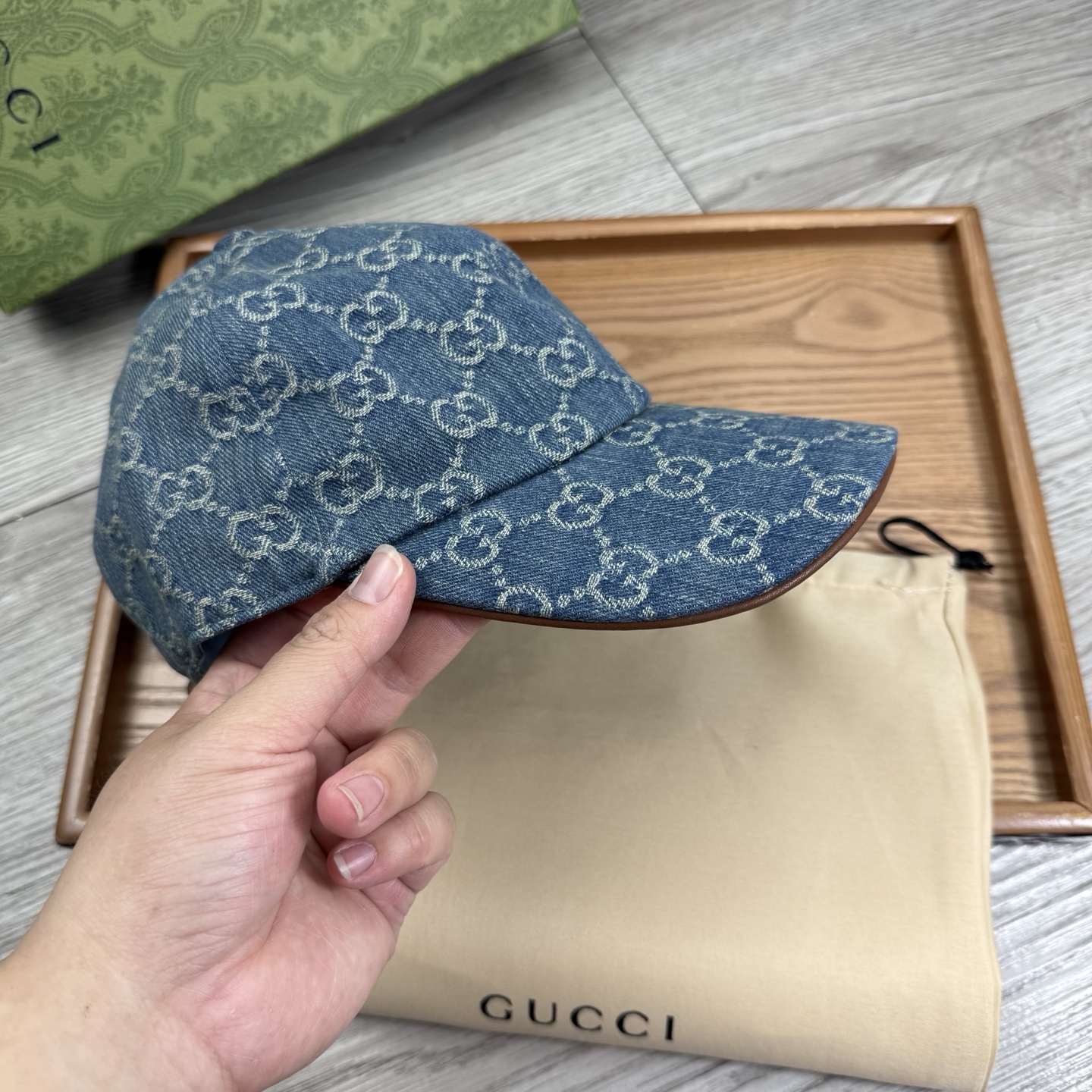 🌹。G家。【提花里布】【1:1开模定制棒球帽】原版内里原版标！带原版编码！专柜最新款！原厂布料！细节堪称