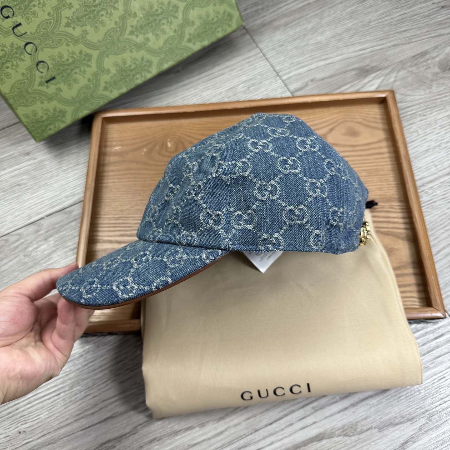 🌹。G家。【提花里布】【1:1开模定制棒球帽】原版内里原版标！带原版编码！专柜最新款！原厂布料！细节堪称