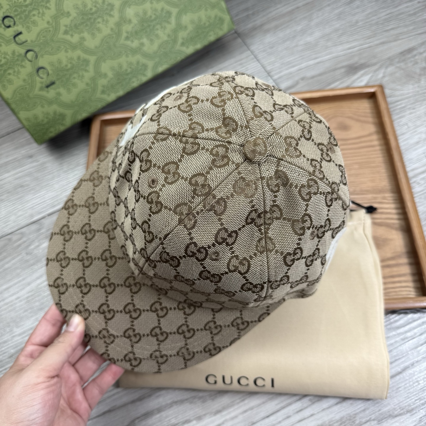 🌹。G家。【提花里布-松紧帽背】【1:1开模定制棒球帽】原版内里原版标！带原版编码！专柜最新款！原厂布料