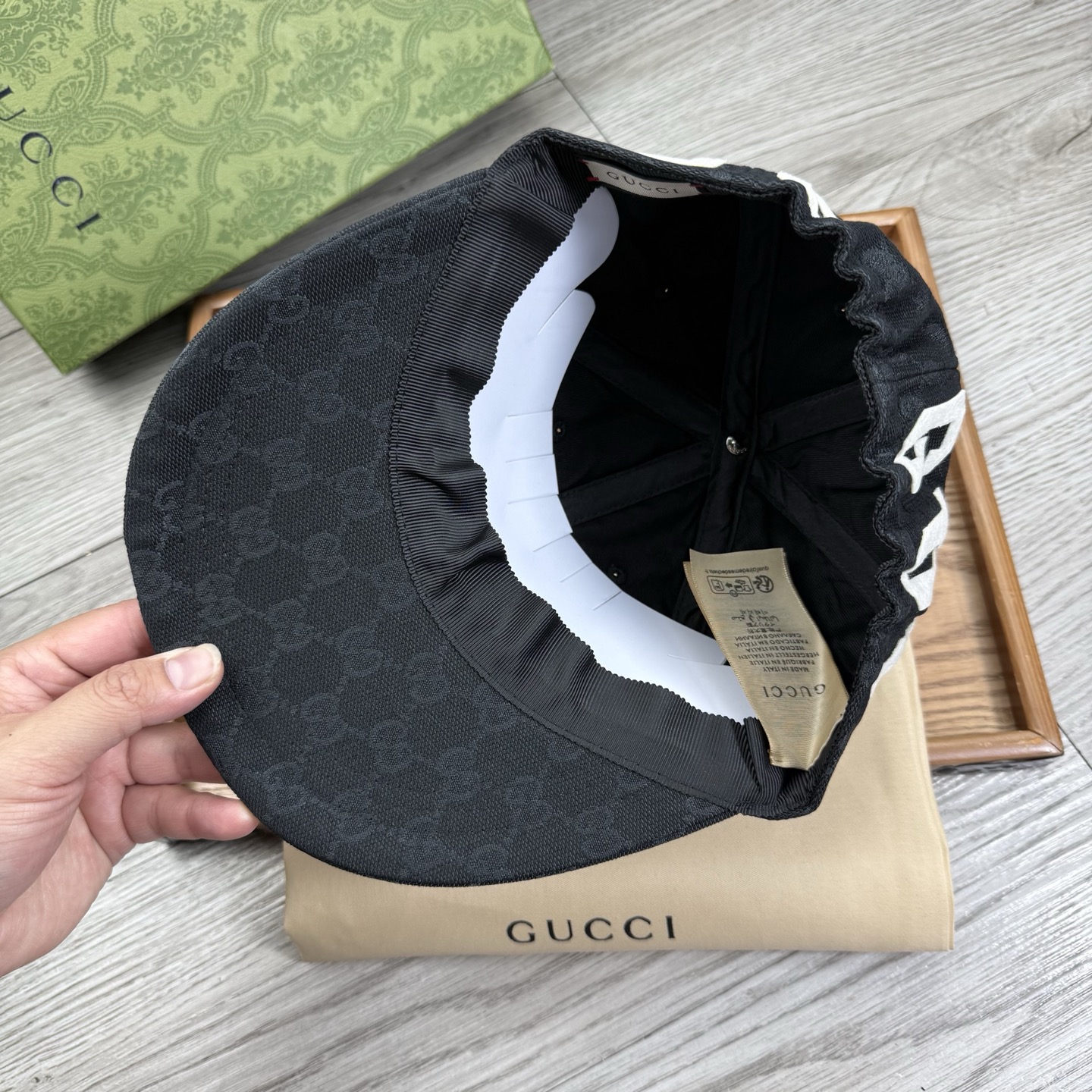 🌹。G家。【提花里布-松紧帽背】【1:1开模定制棒球帽】原版内里原版标！带原版编码！专柜最新款！原厂布料