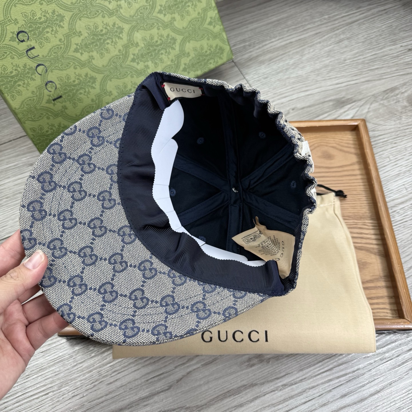 🌹。G家。【提花里布-松紧帽背】【1:1开模定制棒球帽】原版内里原版标！带原版编码！专柜最新款！原厂布料