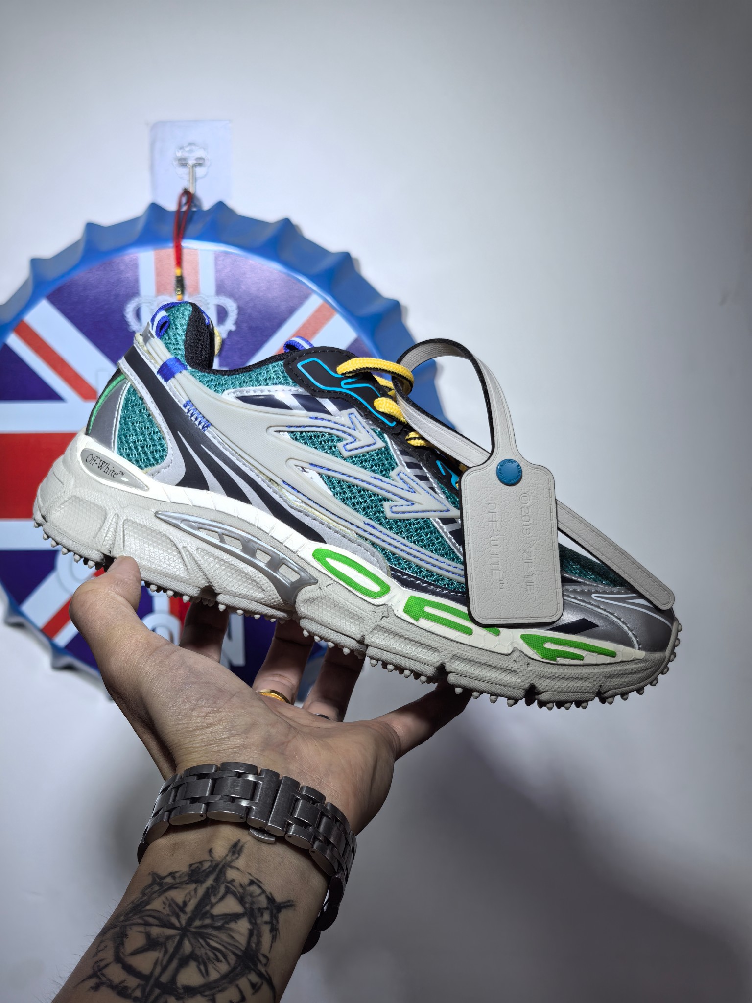 NO:357025,High-version Summer advantage main sales model OFF-WHITE Be Right Back Round head lace-up comfortable and lightweight life casual shoes Dad shoes Men and women Same style Silver gray blue. Size 36-45, off white19860909高版本 夏季优势主打销量款 OFF-WHITE Be Right Back 圆头系带 舒适轻便 生活休闲鞋 老爹鞋 男女同款 银灰蓝色. 尺码36-45,,off white,Men's shoes