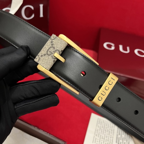 Gucci Men's Classic Business Belt with Pin Buckle - Italian Leather, 3.5cm Width 1 Gucci Men's Classic Business Belt with Pin Buckle - Italian Leather, 3.5cm Width