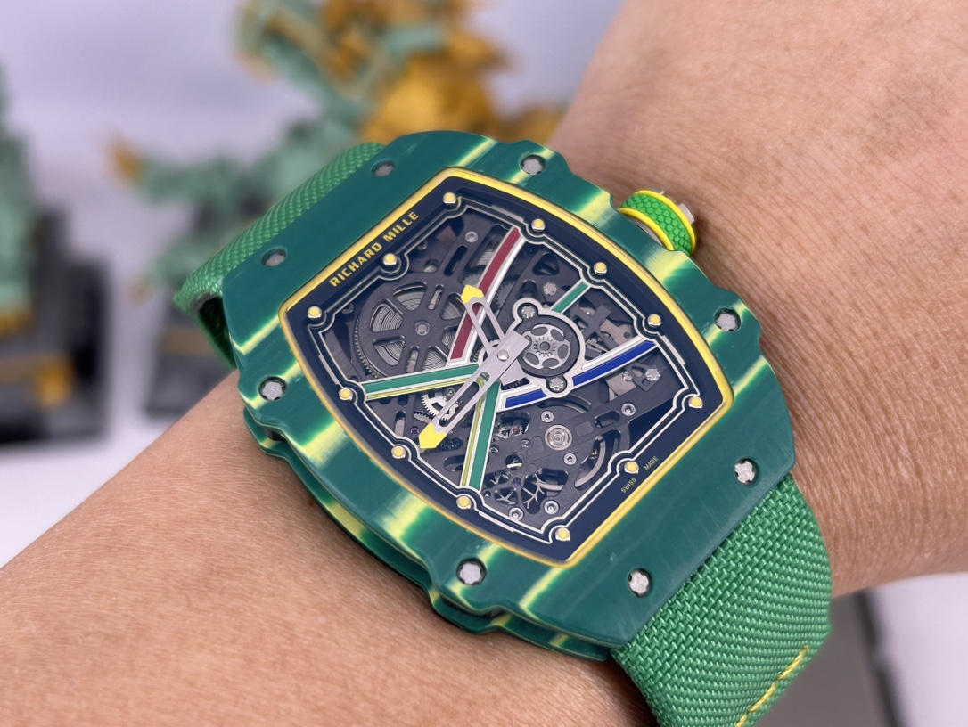 Richard Mille RM67-02 V3 Green Carbon Fiber Band Luxury Men's Watch 9 i1728126537 1514 6