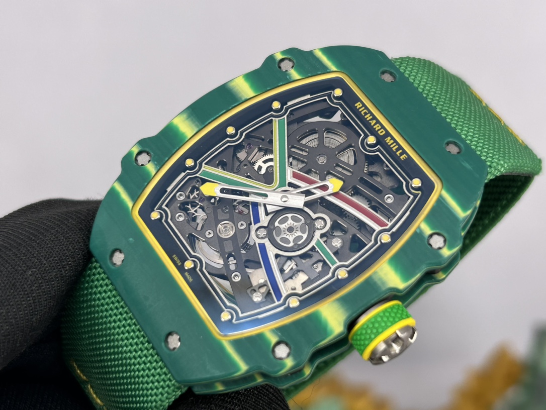 Richard Mille RM67-02 V3 Green Carbon Fiber Band Luxury Men's Watch 3 i1728126537 2336 7
