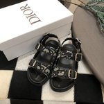 Dior Shoes Sandals Kids Girl Unisex Summer Collection Vintage
