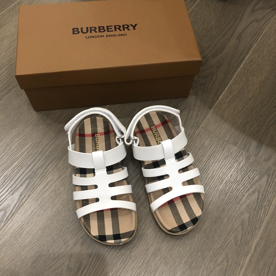 Burberry Perfect 
 Kids Shoes Sandals Kids Rubber Summer Collection