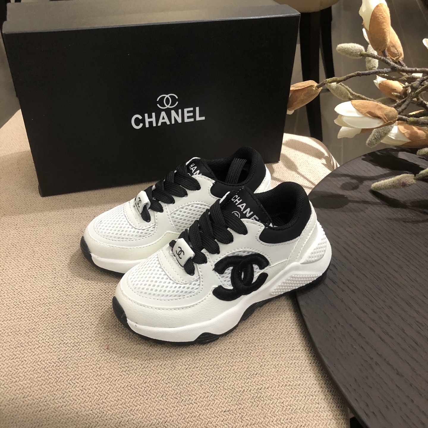 Chanel Kids’ Chunky Sneakers – Stylish & Comfortable for Little Feet