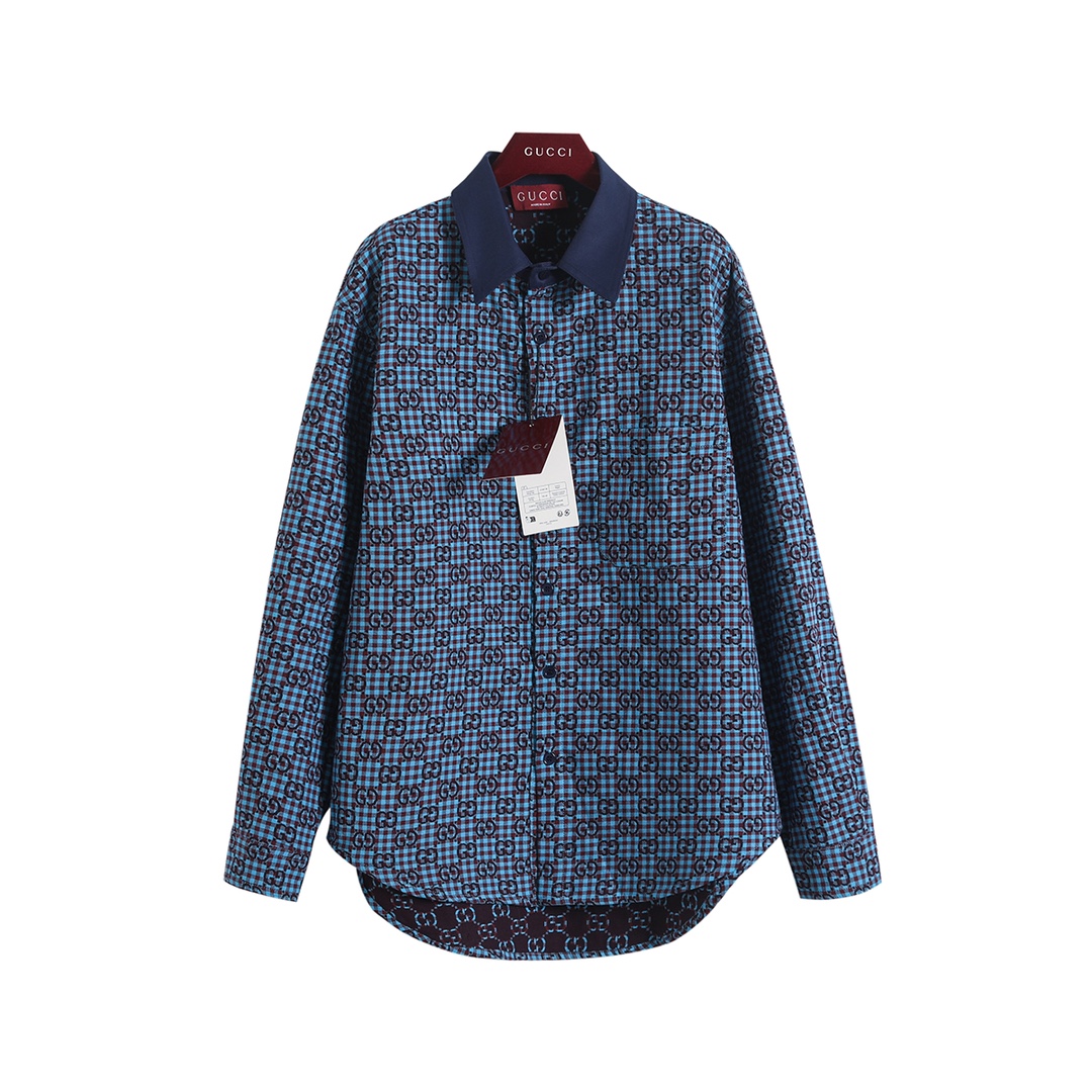 💰170 古驰 𝙂𝙐𝘾𝘾𝙄 GC 25FW 小G提花棉麻长袖衬衫
轻奢主义 男女日常通勤穿搭必备单品 正确版本 随意对比
详细特征
· 客供定织羊毛棉麻材质面料 质感高端 肤感舒适
· 全身激光对位裁剪 所有格纹全部对格
· 前幅 口袋 纯手工对位裁剪
· 领门子襟采用进口树脂复粘合衬
· 采用深海贝母纽扣
· 成衣水洗去缩率
· 全麦夹专车工艺
· 原版主唛水洗吊牌纽扣包装
颜色:绿色/蓝色
尺码:XS/S/M/L