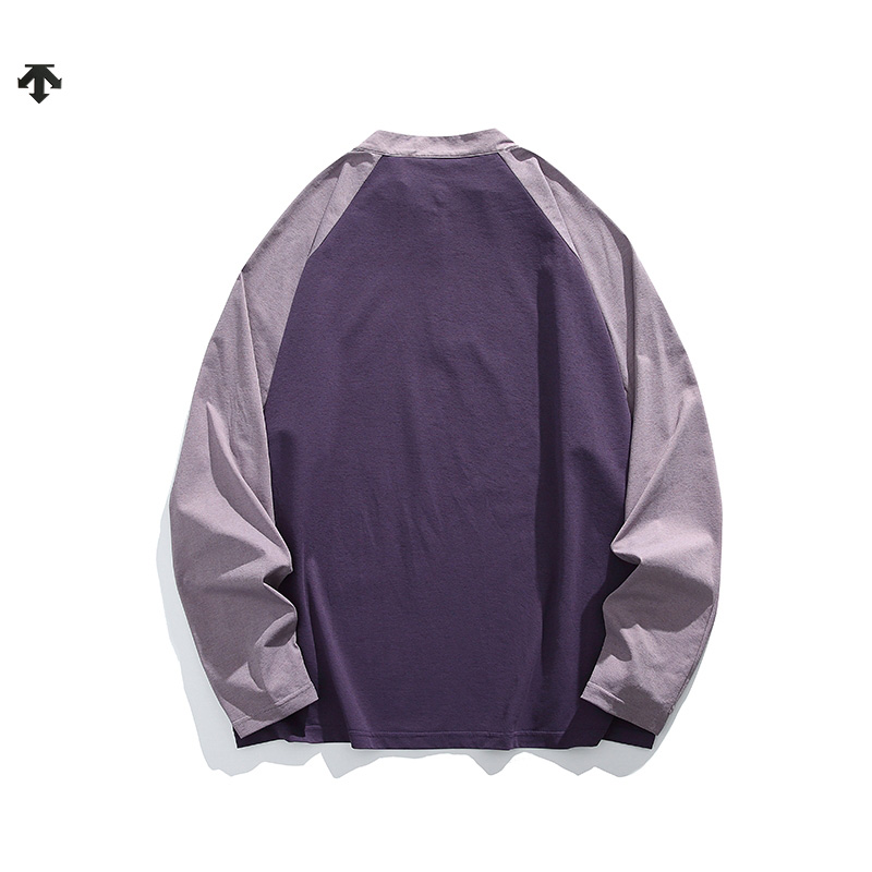  💰115  
☞DESCENTE✘迪桑特海外版25ss🔥新款三色拼接速干轻薄功能卫衣（肩膀胸口立体硅胶标，无感领标 专用包装袋）
     采用梭织户外速干面料  舒适透气  有质感    做工精细  走线规则  落肩袖宽松版 不挑身材  男女同款情侣款!
颜色:浅白灰 远山灰 灰紫红
尺码:S-2XL