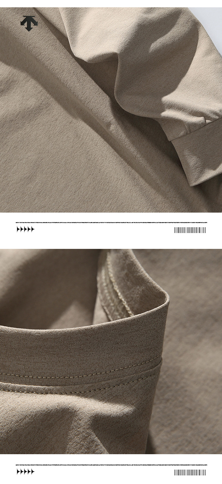  💰115 
☞DESCENTE✘迪桑特海外版25ss🔥高品质新款五色速干轻薄功能卫衣（肩膀胸口立体硅胶标，无感领标 专用包装袋）
     采用梭织户外速干面料  舒适透气  有质感    做工精细  走线规则  落肩袖宽松版 不挑身材  男女同款情侣款!
颜色:浅白灰 极低黑 黄卡其 冷灰绿 远山灰
尺码:S-2XL