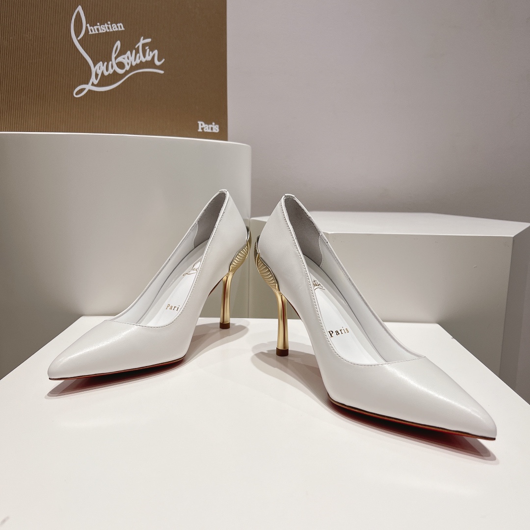 顶级版原版盒ChristianLouboutin2024s原版做货重工CLGinko系列高跟鞋︎鞋面:G