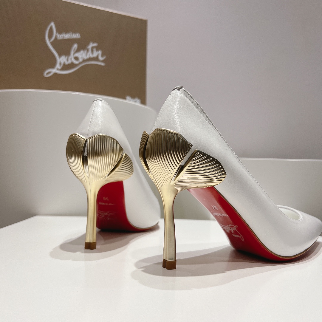 顶级版原版盒ChristianLouboutin2024s原版做货重工CLGinko系列高跟鞋︎鞋面:G