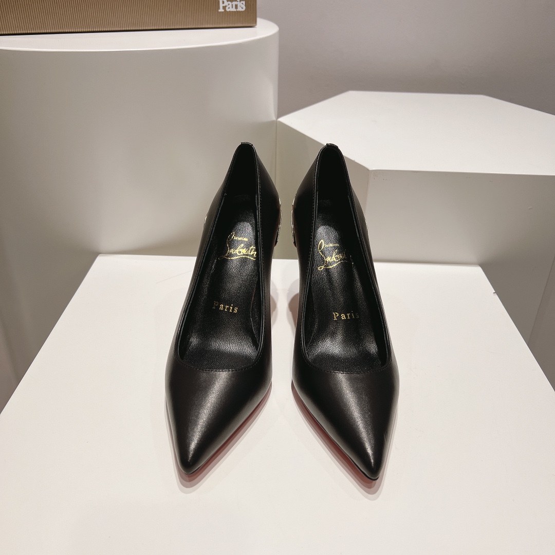 顶级版原版盒ChristianLouboutin2024s原版做货重工CLGinko系列高跟鞋︎鞋面:G