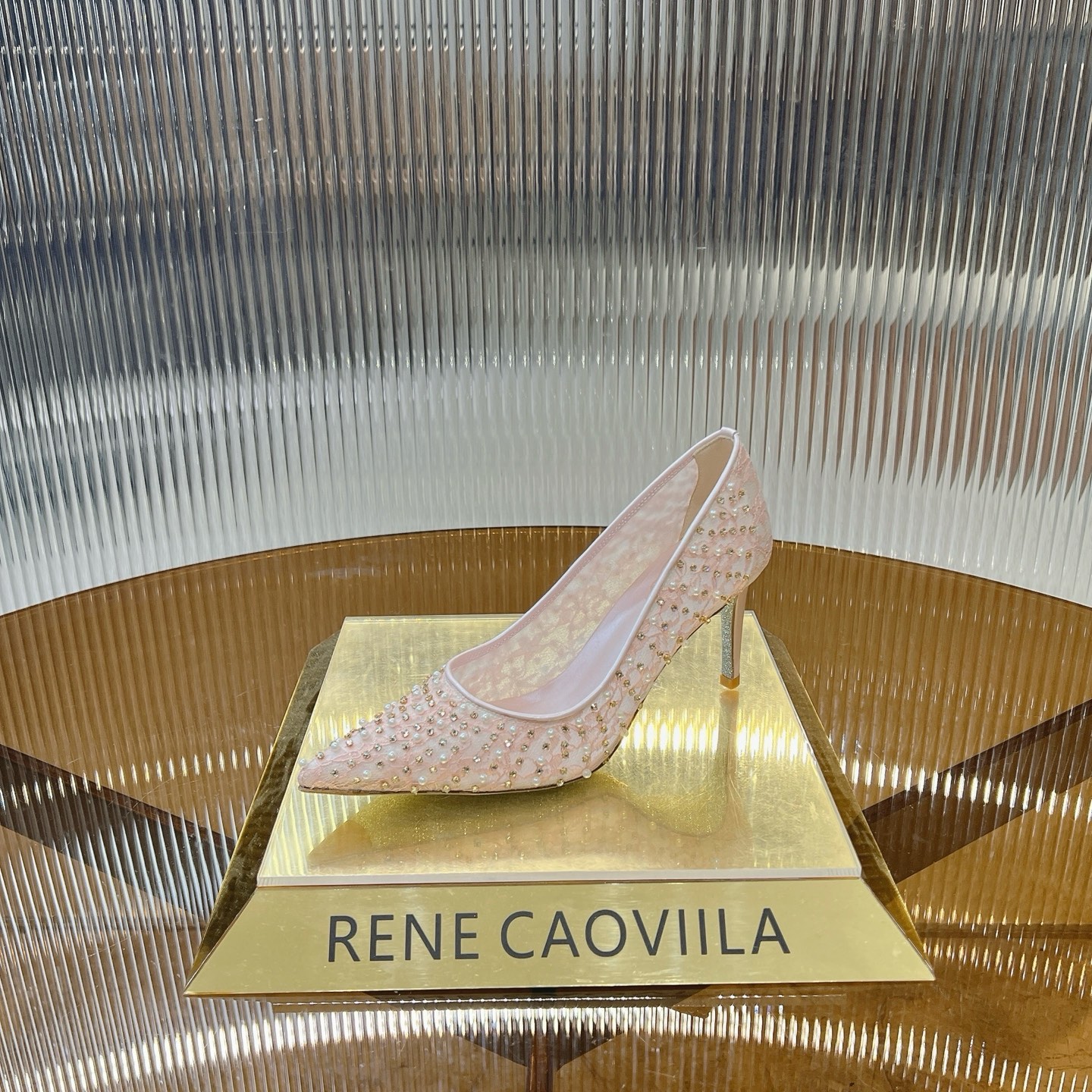 Rene Caovilla Crystal Embellished Lace High Heels Wedding Party Shoes 6 i1743355090379 6437 0 3