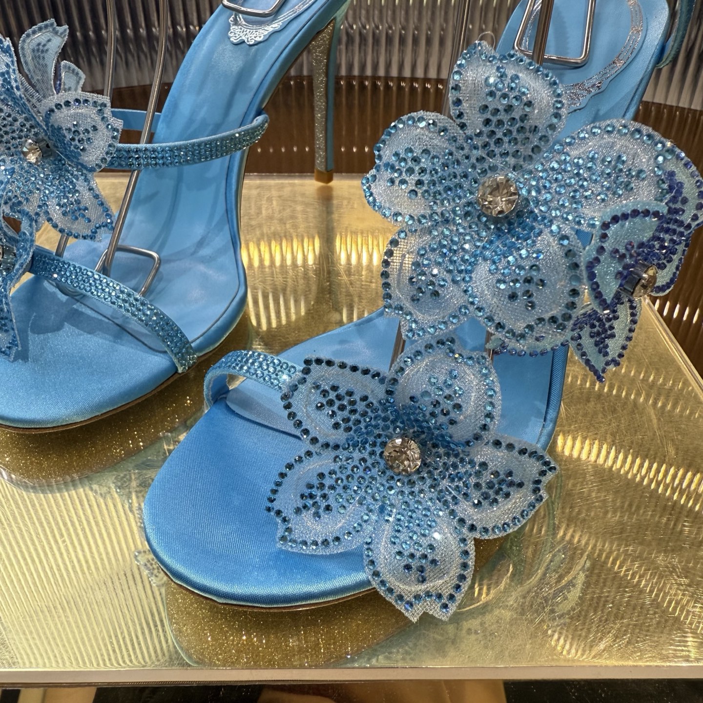 Elegant FLORIANE High Heels with Snake-Style Lace and Water Drills, 7 Colors, Size 34-43 - 图片 8