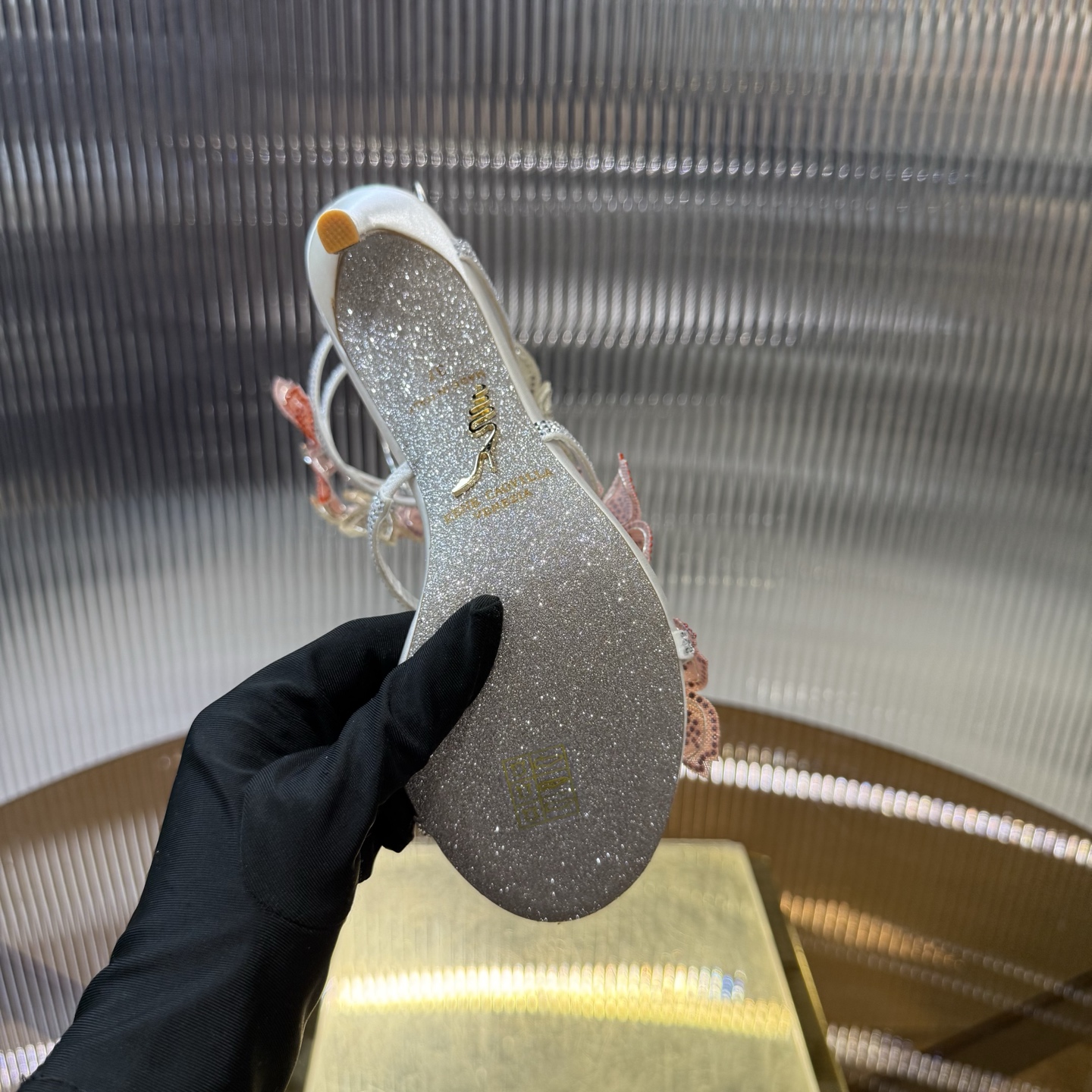 Fashionable FLORIANE Snake-Style High Heels with Water Drills, 7 Colors, Size 34-43 - 图片 9