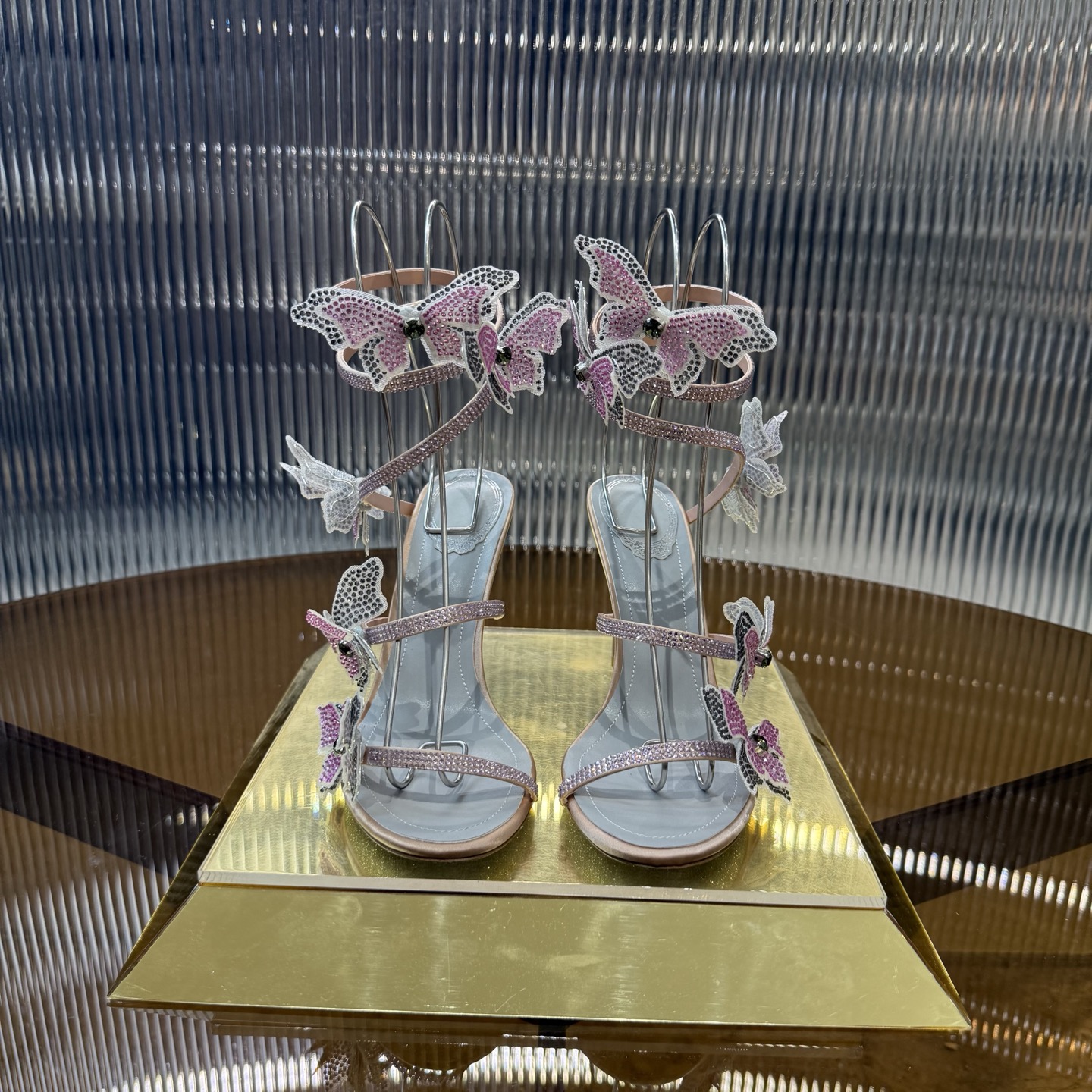 Handmade Butterfly High Heels: Elegant, Noble Appearance with Unique Vibe