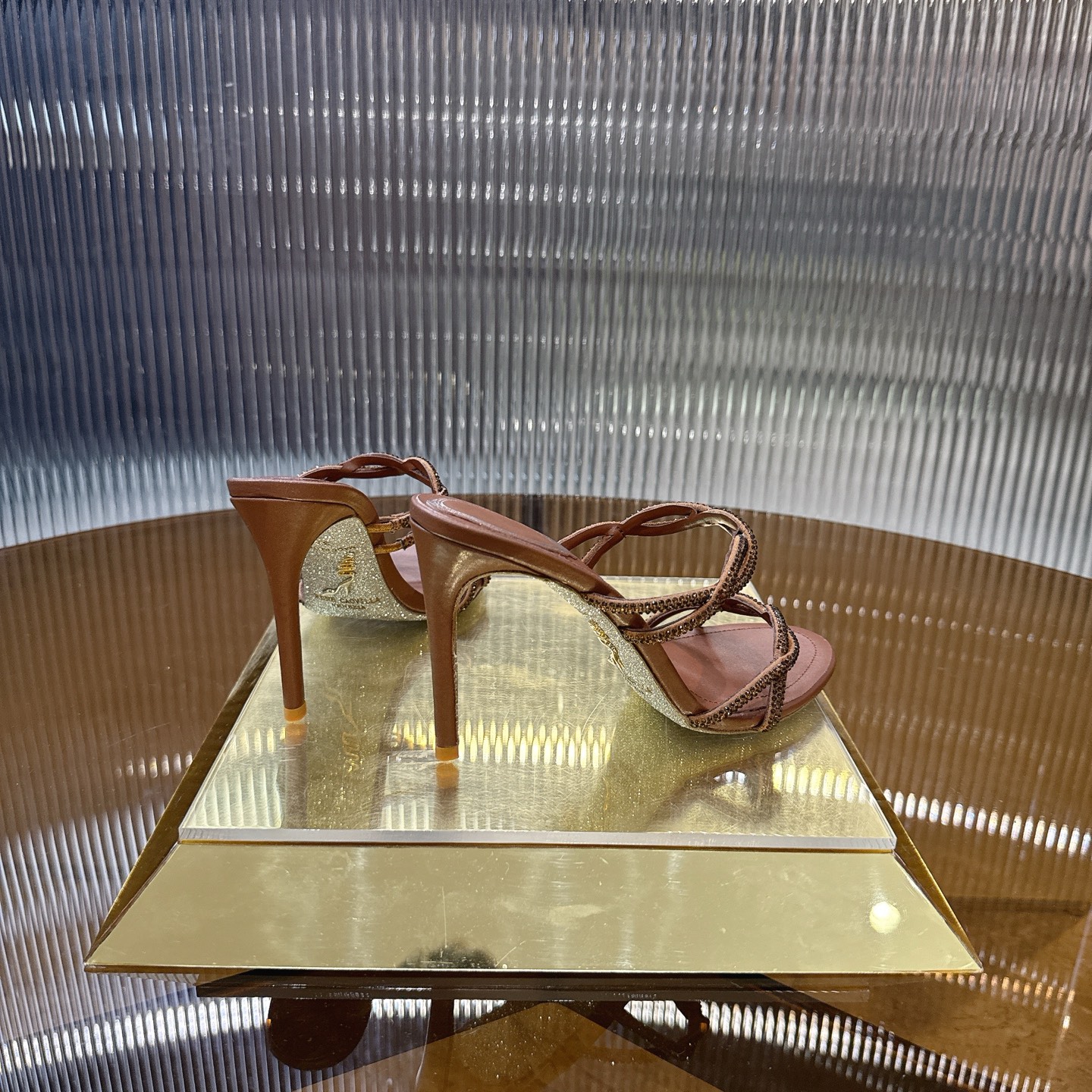 Luxurious Crystal Heel Pumps with Viper Design – CATERINA Collection - 图片 3