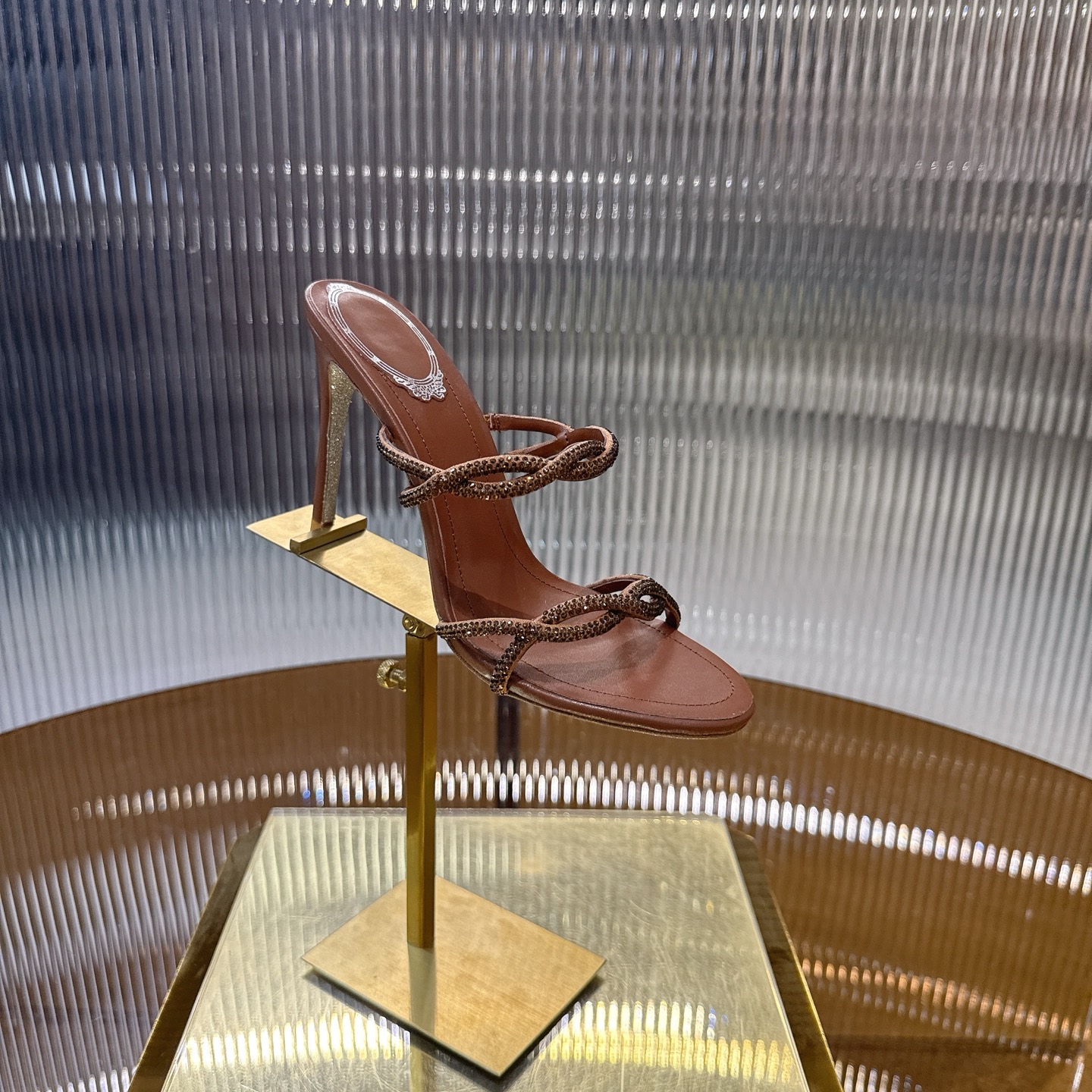 Luxurious Crystal Heel Pumps with Viper Design – CATERINA Collection - 图片 7