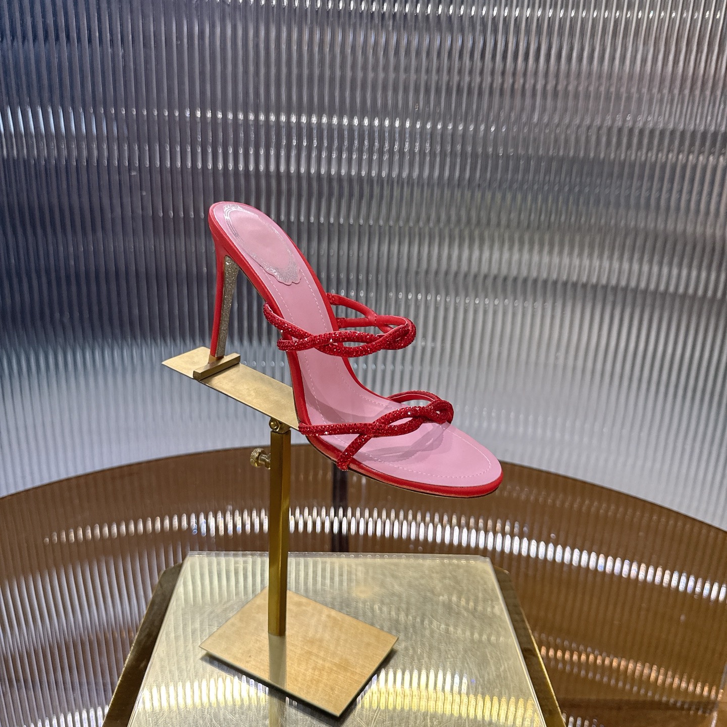 Luxurious Crystal Heel Pumps with Viper Design – Size 34-43, 7 Colors - 图片 7