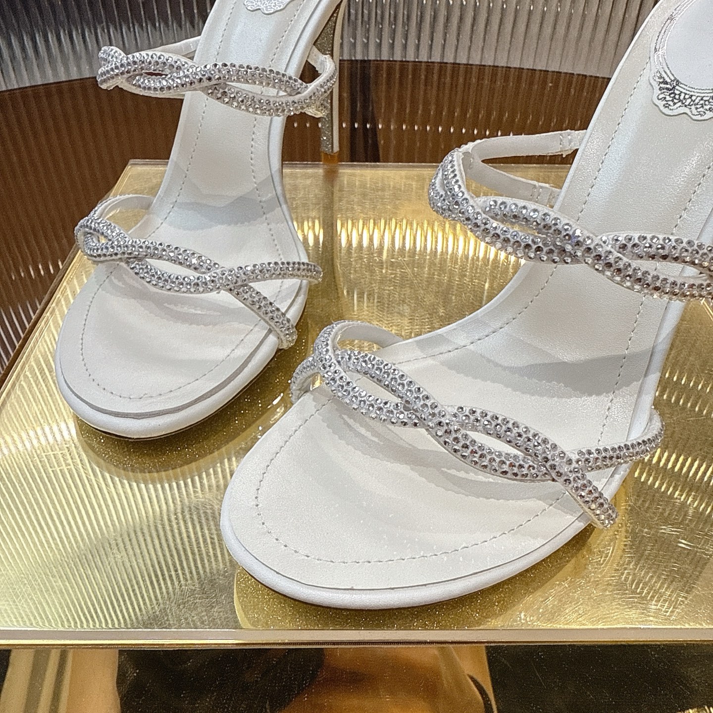 Luxurious Crystal Heel Pumps with Viper Design – CATERINA’s Top-level P650 - 图片 8