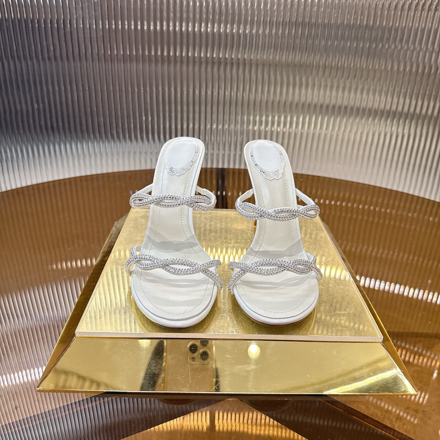 Luxurious Crystal Heel Pumps with Viper Design – CATERINA’s Top-level P650 - 图片 1