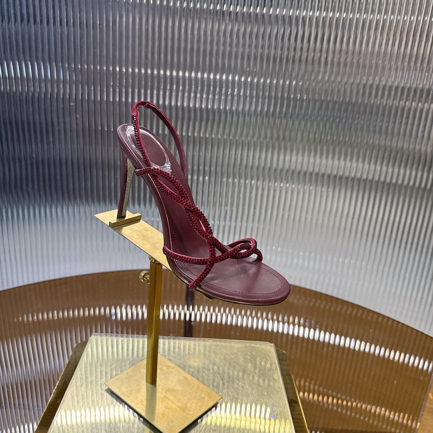 Stylish Crystal Heel Shoes by CATERINA: Elegant design with bright water drills, perfect for elegance. - 图片 7