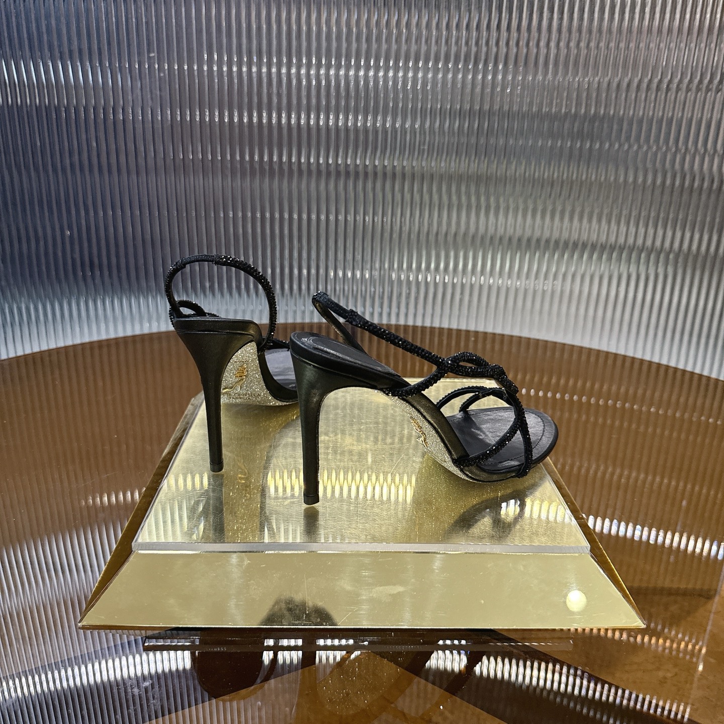 Stylish Crystal Heel Pumps by CATERINA – Sizes 34-43, 7 Colors, 9.5cm Height - 图片 3