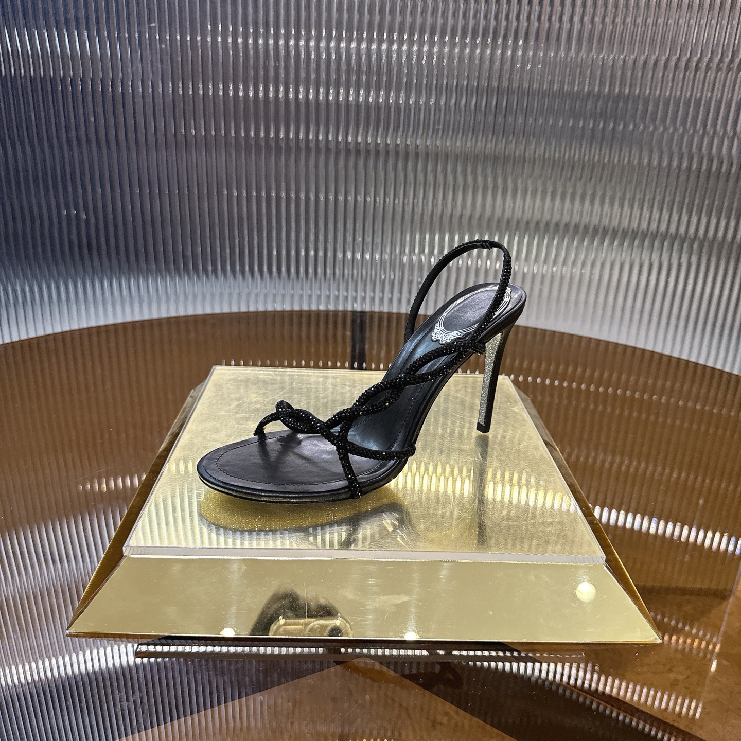 Stylish Crystal Heel Pumps by CATERINA – Sizes 34-43, 7 Colors, 9.5cm Height - 图片 4