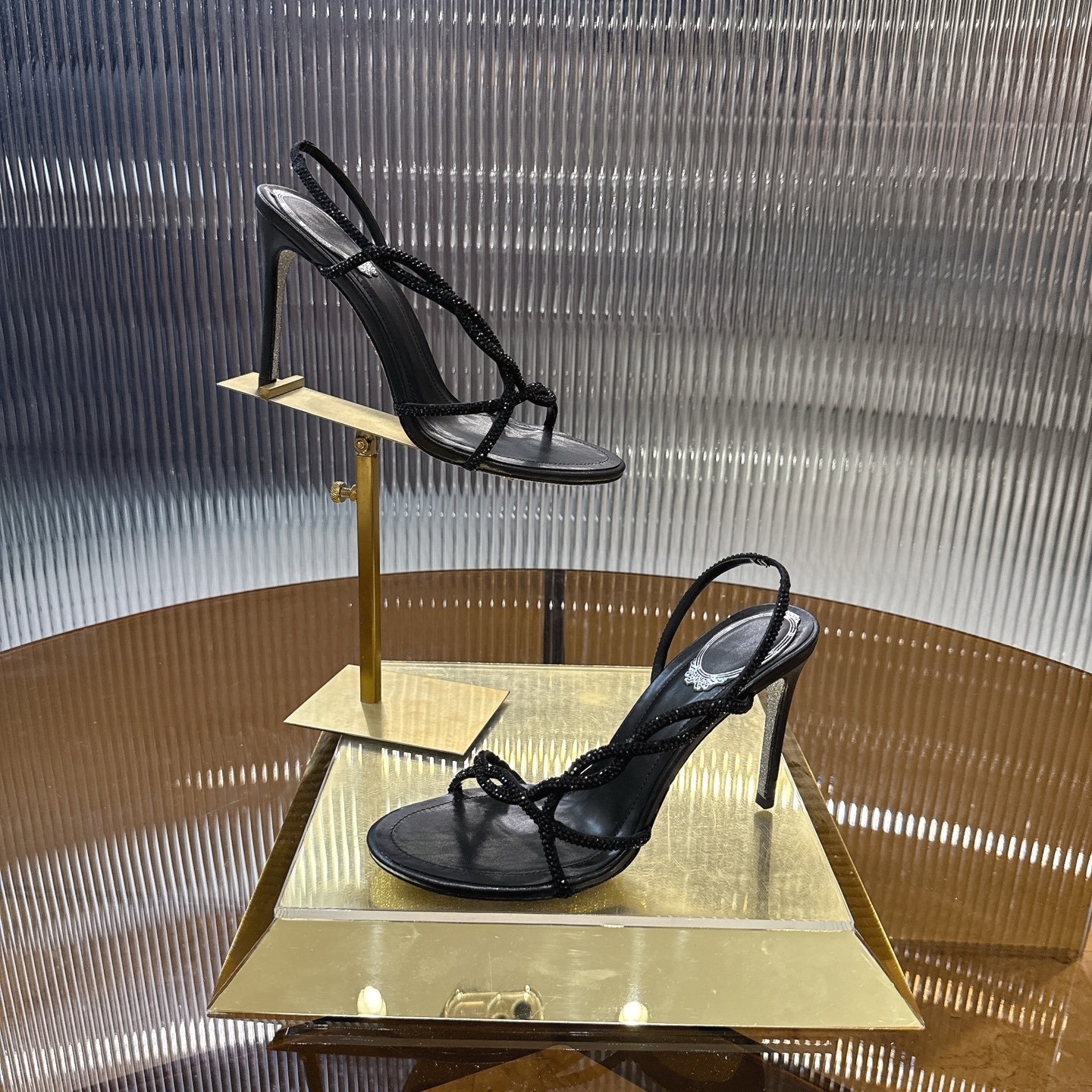 Stylish Crystal Heel Pumps by CATERINA – Sizes 34-43, 7 Colors, 9.5cm Height - 图片 5