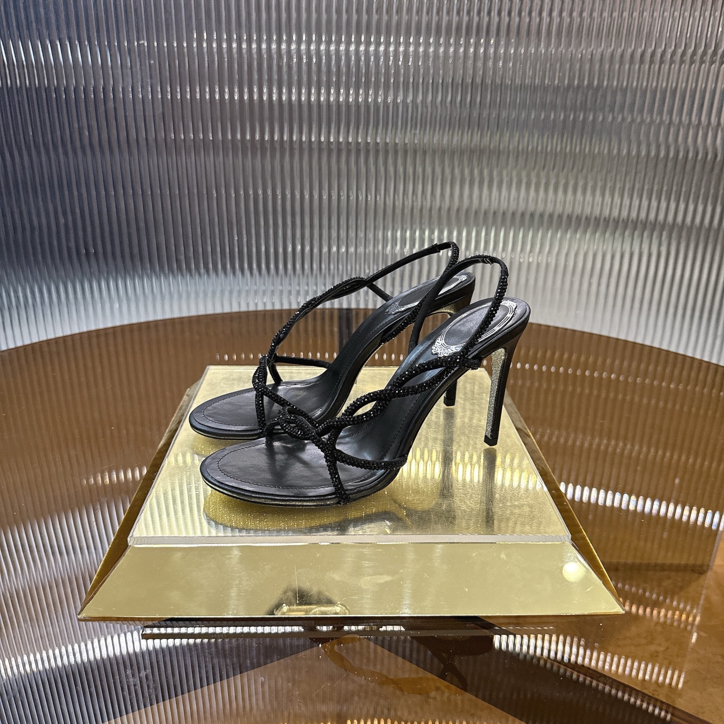 Stylish Crystal Heel Pumps by CATERINA – Sizes 34-43, 7 Colors, 9.5cm Height - 图片 2