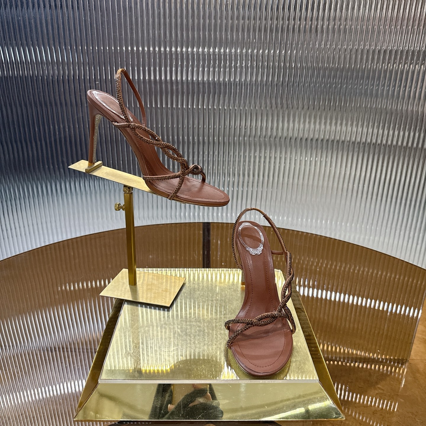 Stylish High Heel Shoes with Crystal Vipers Design – Size 34-43, 7 Colors - 图片 6