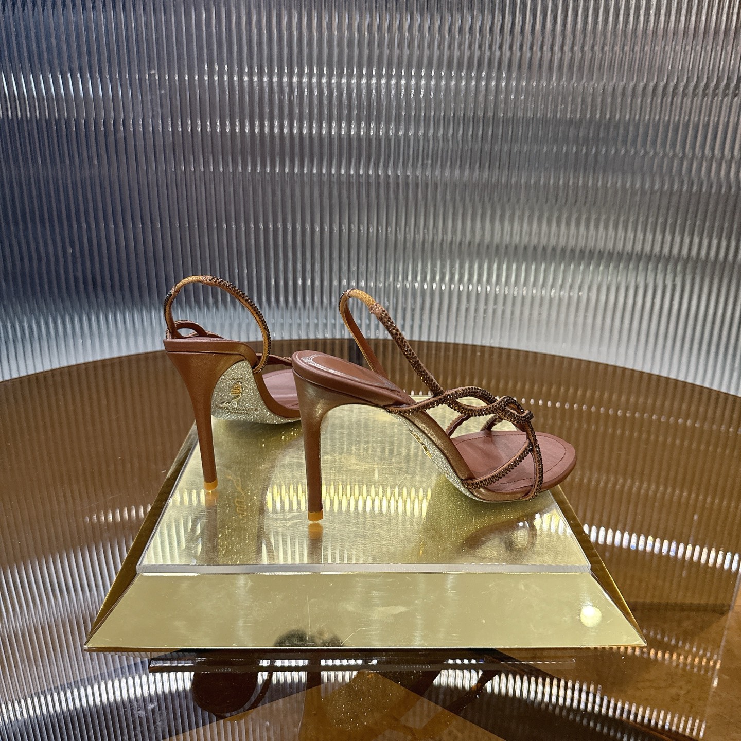Stylish High Heel Shoes with Crystal Vipers Design – Size 34-43, 7 Colors - 图片 3