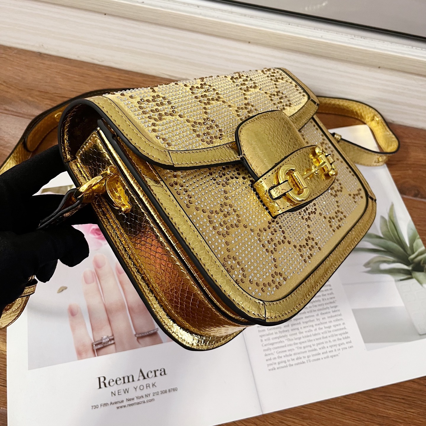 GUCCI古驰 经典马鞍包 鮮やかなデザインと復古エレメント