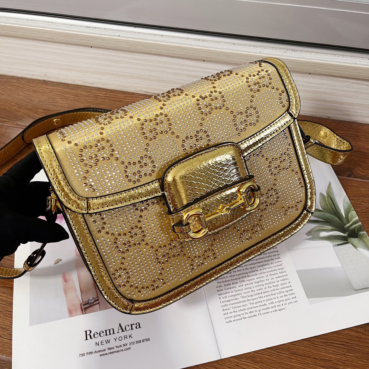 GUCCI古驰 经典马鞍包 鮮やかなデザインと復古エレメント