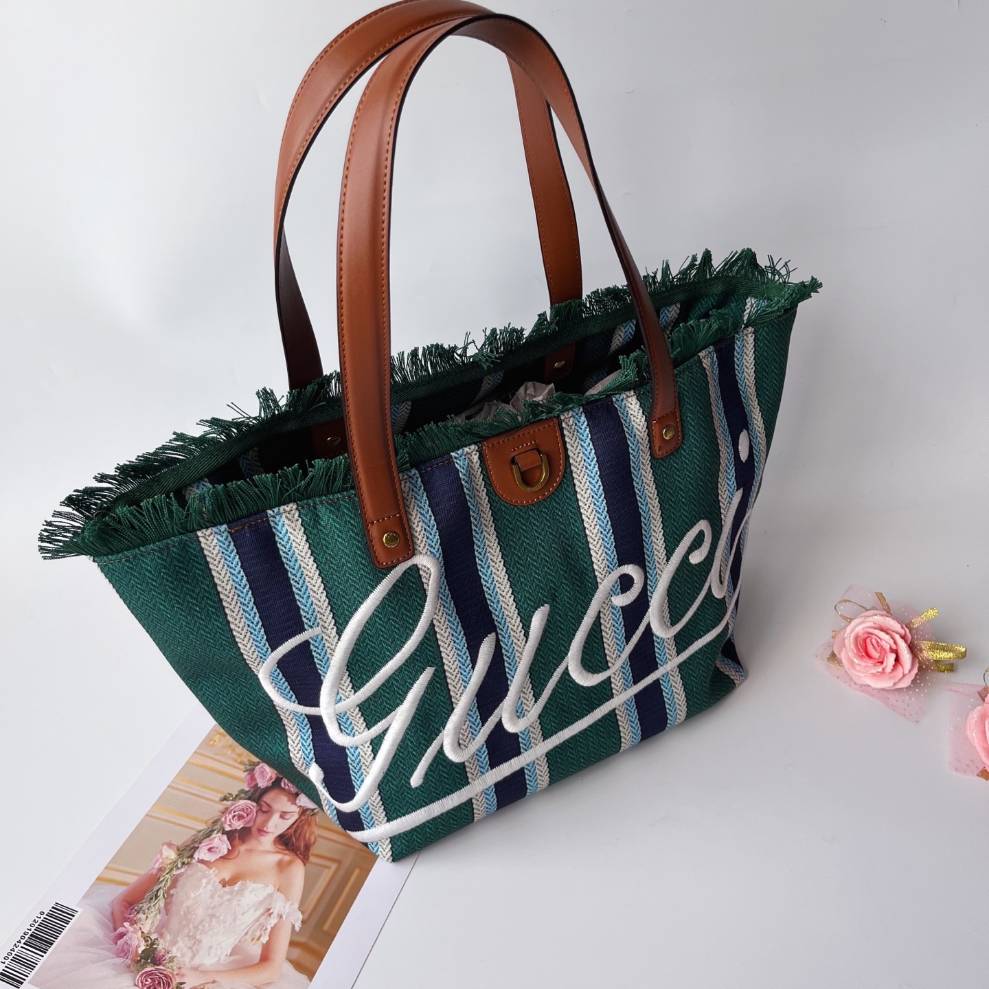 G家 大容量トート帆布バッグ - スタイリッシュで実用的