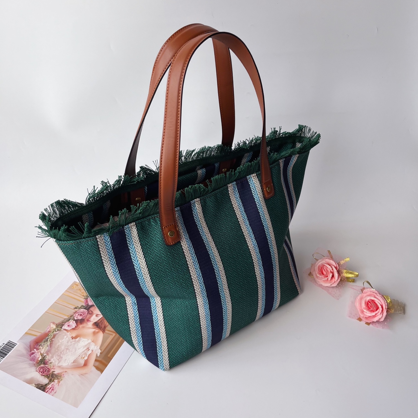 G家 大容量トート帆布バッグ - スタイリッシュで実用的