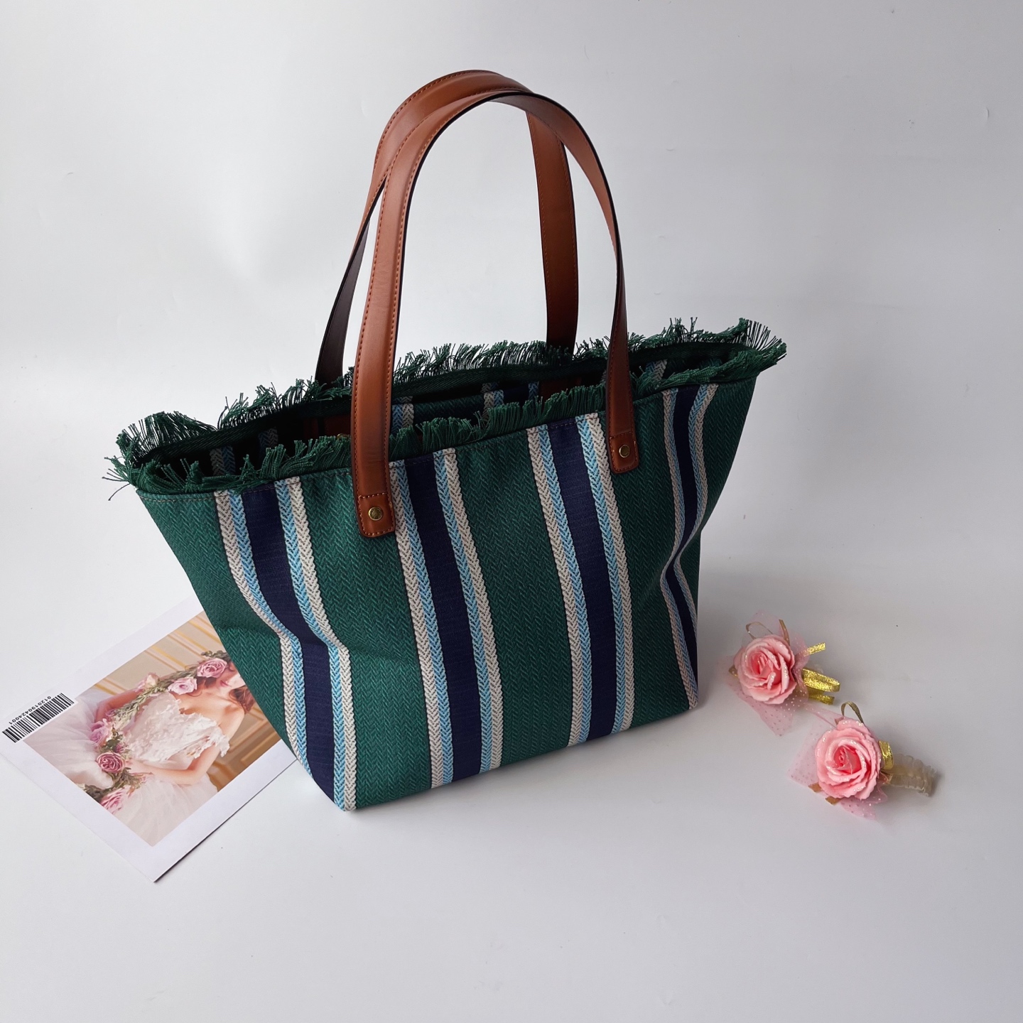 G家 大容量トート帆布バッグ - スタイリッシュで実用的