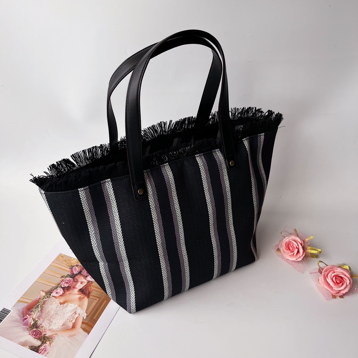 G家 大容量トート帆布バッグ - スタイリッシュで実用的なデザイン