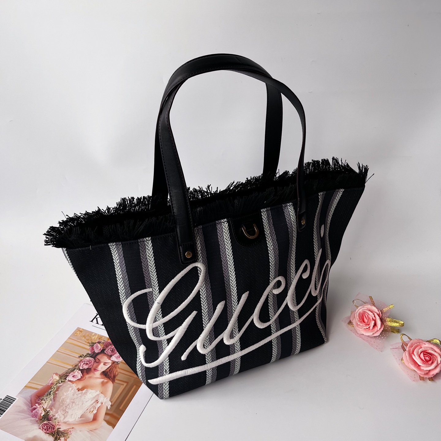 G家 大容量トート帆布バッグ - スタイリッシュで実用的なデザイン