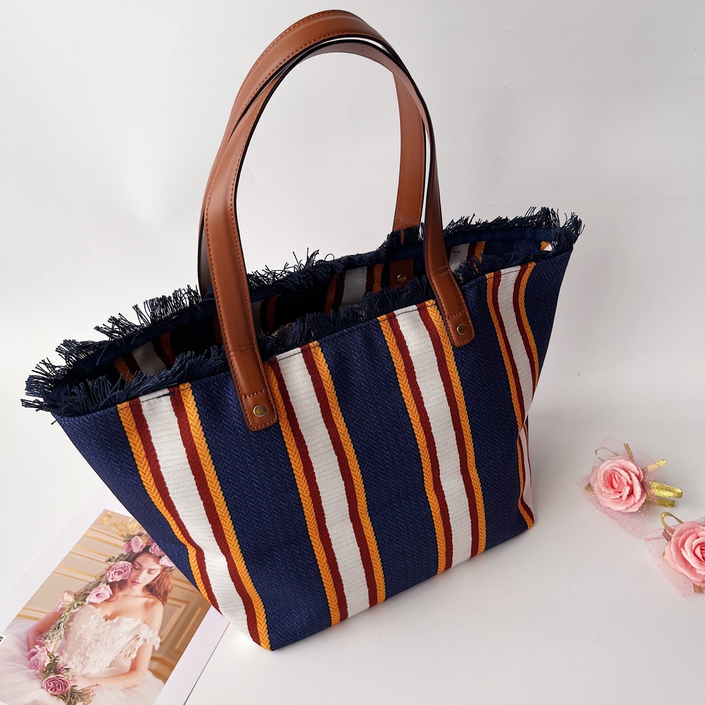 G家 大容量トート帆布バッグ - 高品質・スタイリッシュなデザイン