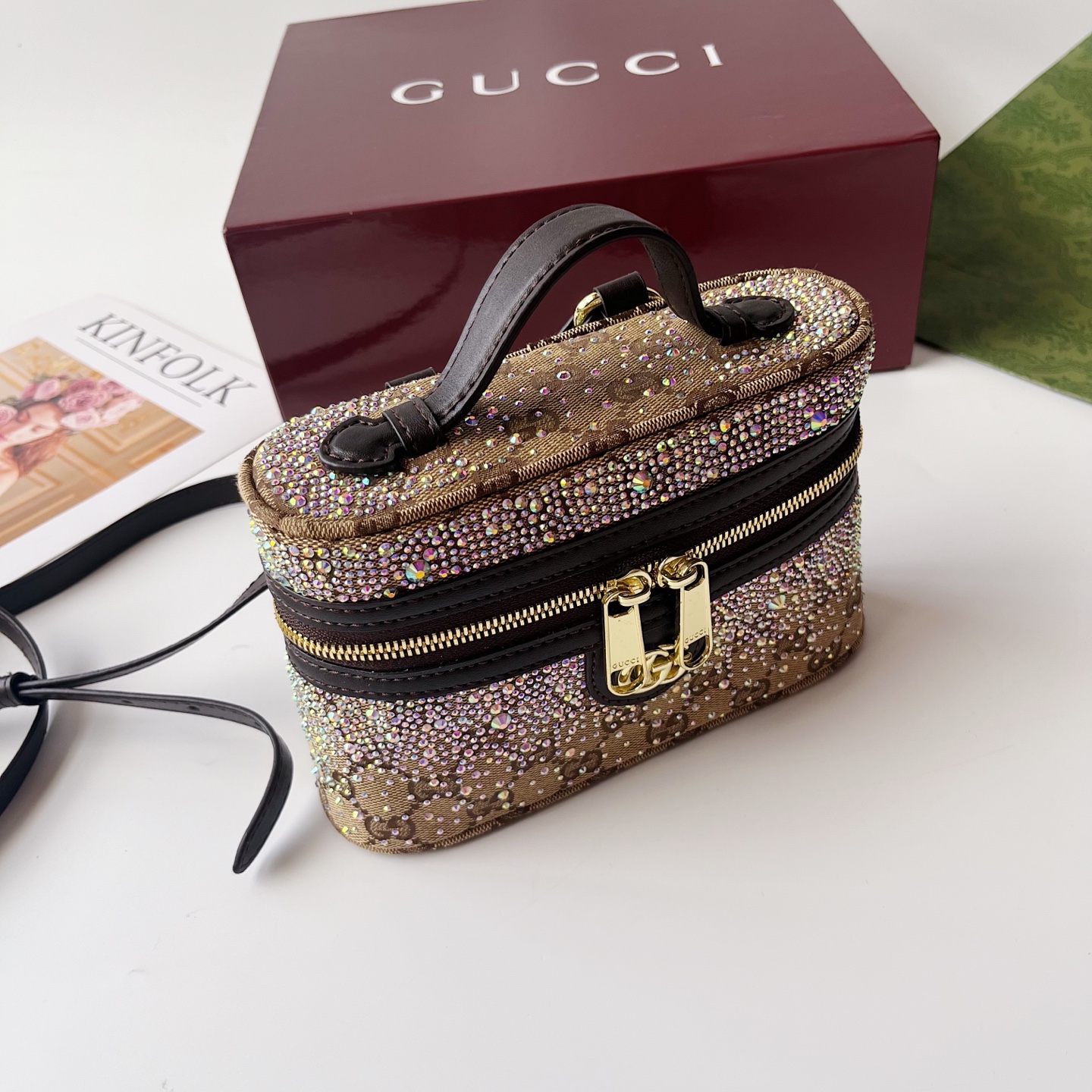 GJackie Notte ミニ化粧ポーチ - クラシックなデザインと新しいシルエット