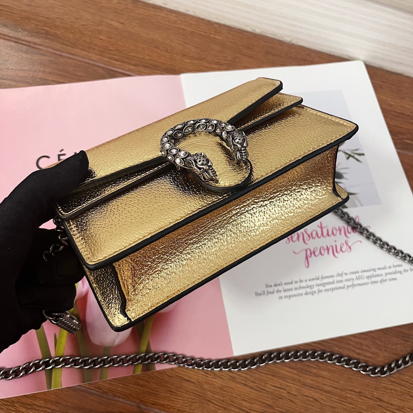 GUCCI古驰 Super Mini 酒神包 - コンパクト&多機能