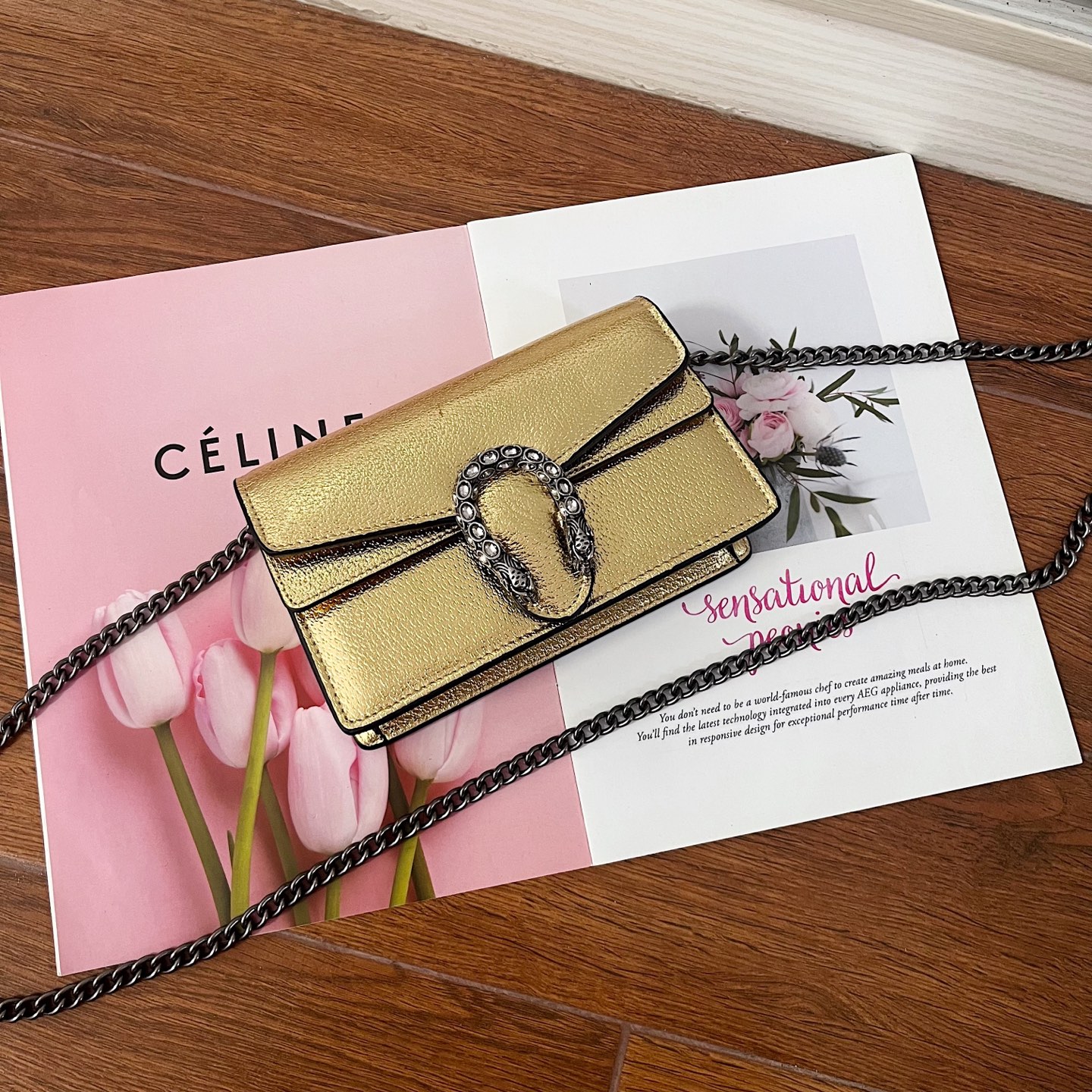 GUCCI古驰 Super Mini 酒神包 - コンパクト＆多機能