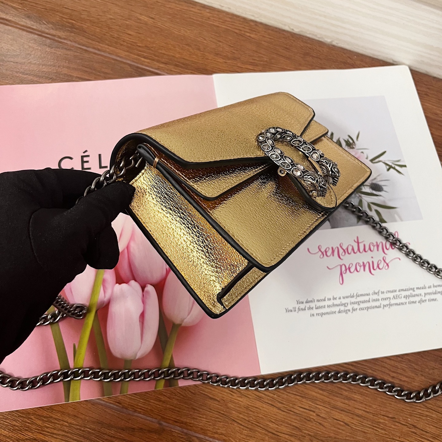 GUCCI古驰 Super Mini 酒神包 - コンパクト&多機能