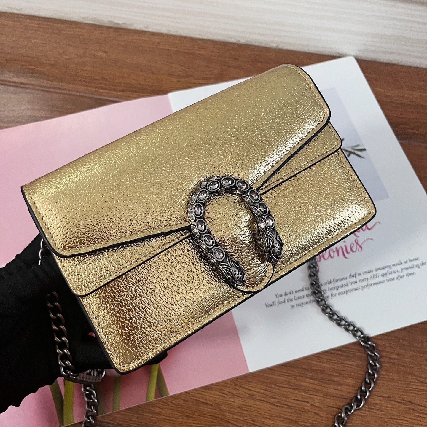 GUCCI古驰 Super Mini 酒神包 - コンパクト&多機能