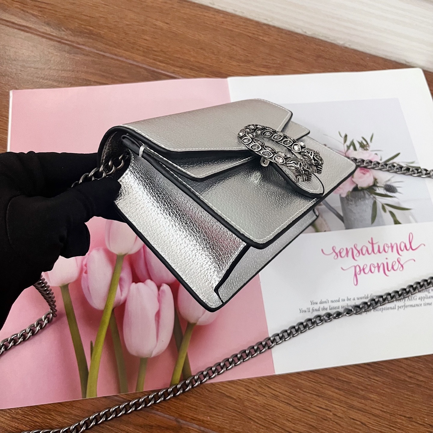 GUCCI古驰 Super Mini 酒神包 - コンパクトで多機能なデザイン